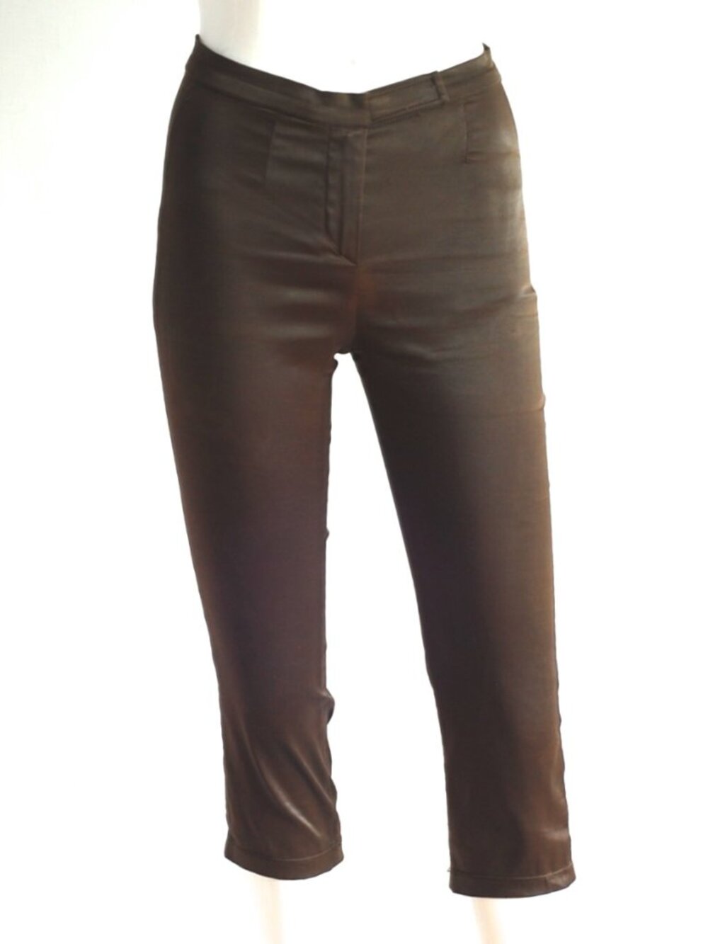 Dolce & Gabbana Brown Body-Con Capris - Italy
